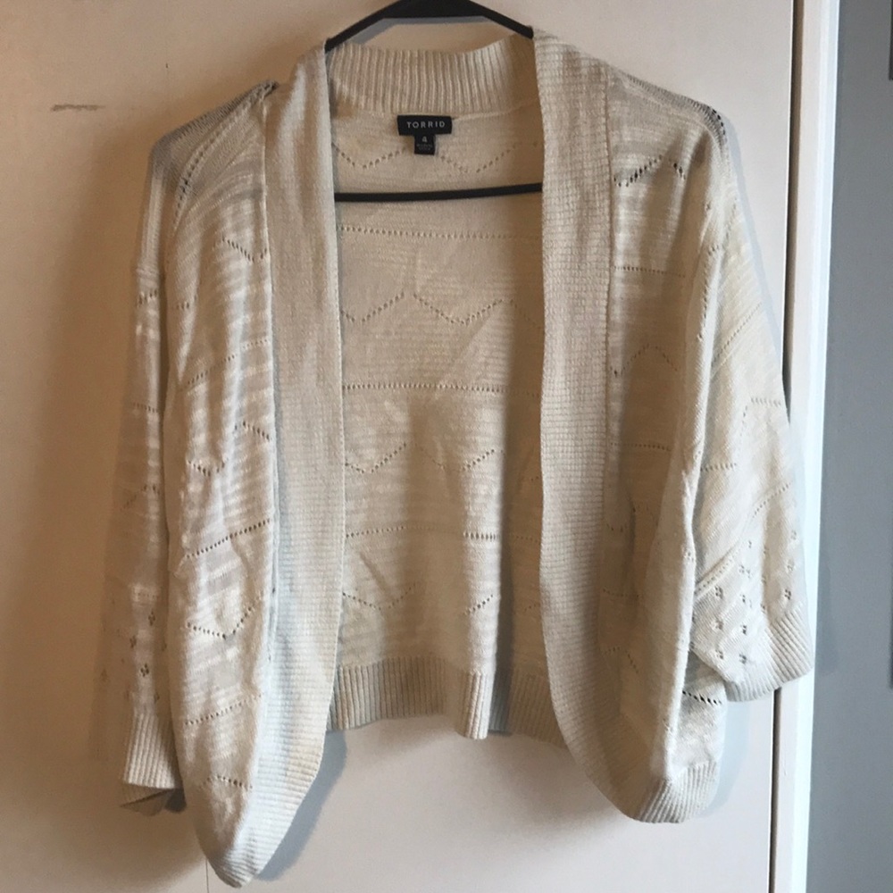 Shrug sweater